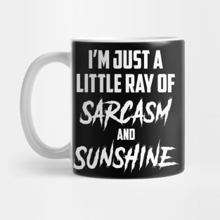 Sassy Teen Sarcastic  Ray Of Sarcasm And Sunshine Sarcastic Shirt , Womens Shirt , Funny Humorous T-Shirt | Sarcastic Gifts Mug